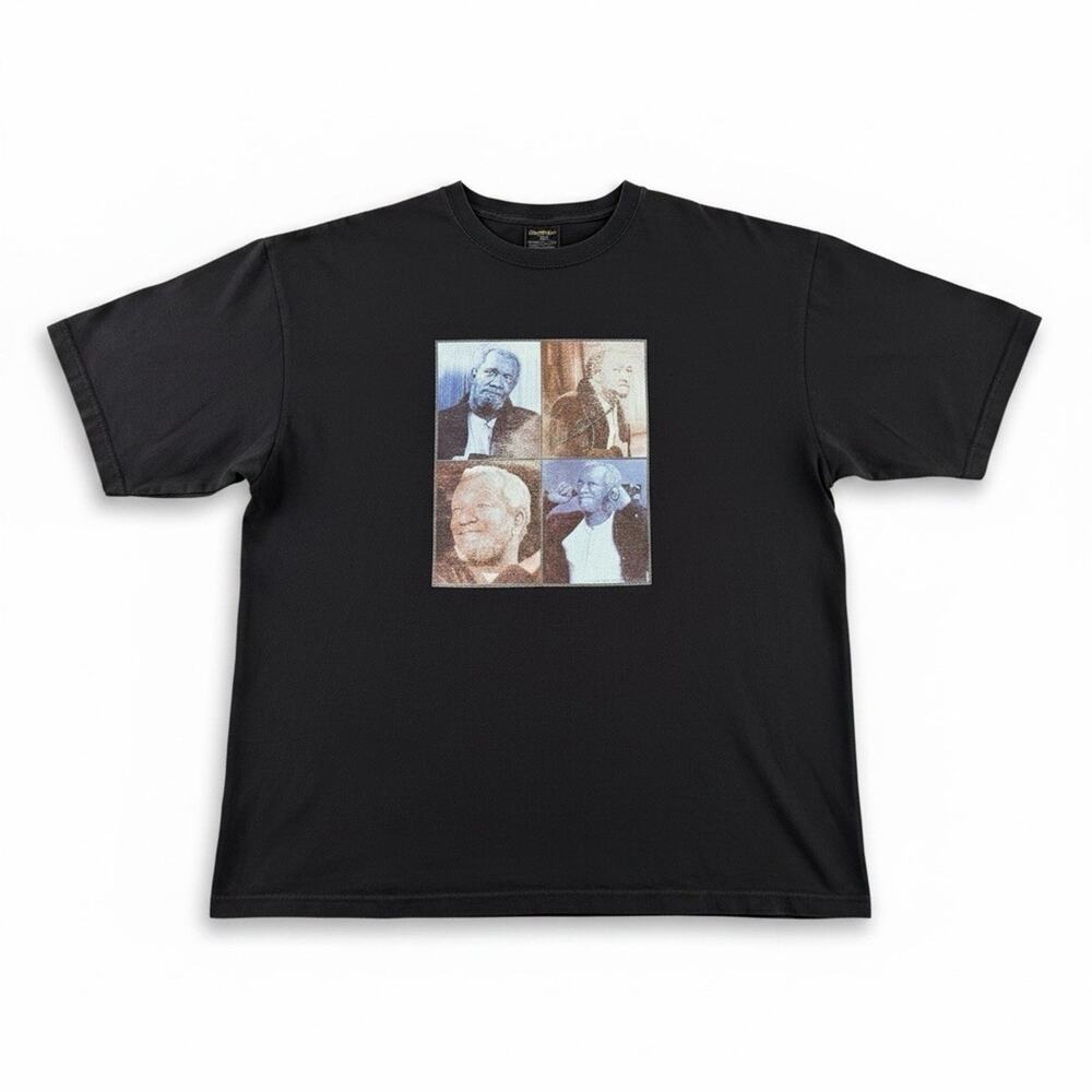 Vintage Changes Sanford and Son Fred Sanford Redd Foxx T-Shirt XL Black